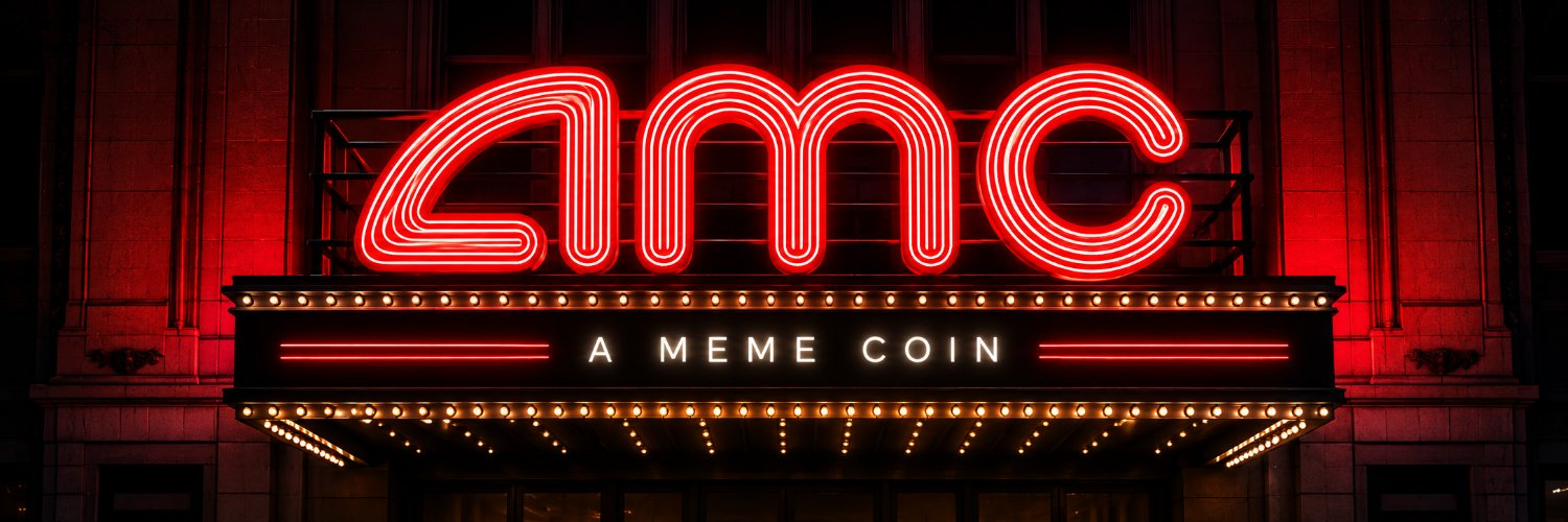 AMC theater marquee — A Meme Coin